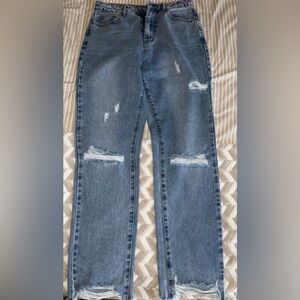 Missguided Light Blue Denim Jeans